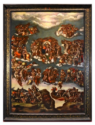 Le Jugement dernier, Peintre romain fin XVIe début XVIIe siècle
