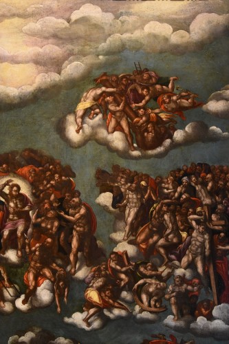 XVIe siècle et avant - Le Jugement dernier, Peintre romain fin XVIe début XVIIe siècle