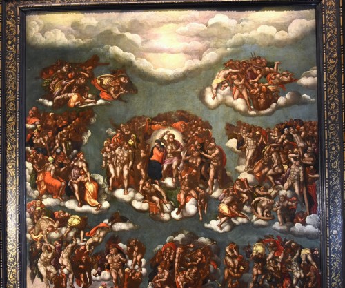 Antiquités - The Last Judgement, Roman Painter, Late 16th - Early 17th Century