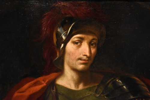 Portrait d'un homme en armure, Peintre Lombard du XVIIe Siècle - Louis XIII