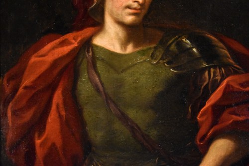 Louis XIII - Portrait d'un homme en armure, Peintre Lombard du XVIIe Siècle