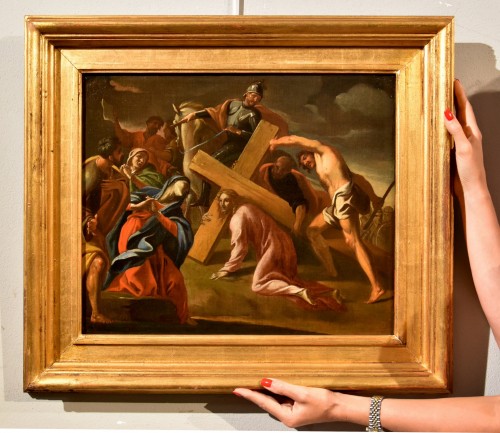 Paintings & Drawings  - The Ascent To Calvary, Giovanni Lanfranco (Terenzo, 1582 - Rome, 1647)