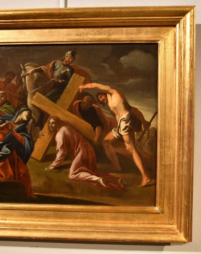 Antiquités - The Ascent To Calvary, Giovanni Lanfranco (Terenzo, 1582 - Rome, 1647)