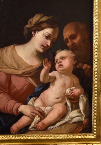 17th century - The Holy Family, Genoese school of the second half of the 17th century