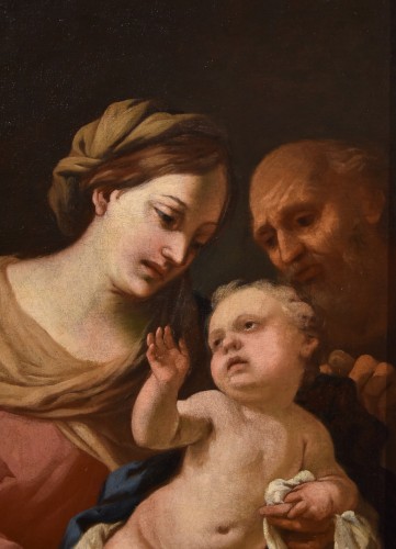 Louis XIII - The Holy Family, Genoese school of the second half of the 17th century