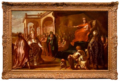 Alexandre Le Grand Sur Le Trône, Charles Le Brun (paris 1619 - 1690) Cercle De