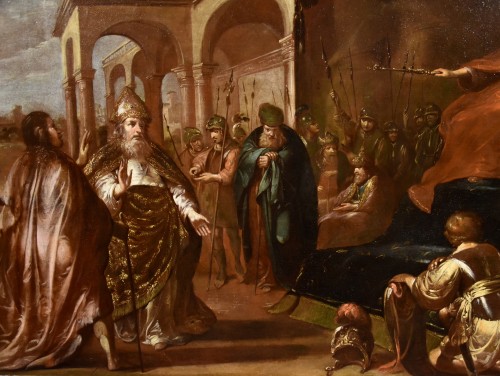 Louis XIV - Alexander The Great On Throne, Charles Le Brun (paris 1619 - 1690) circle O