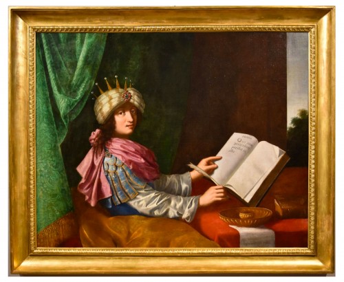 Portrait Du Roi Salomon, Michele Desubleo (maubuge, 1602 - Parma, 1676) Attribuable