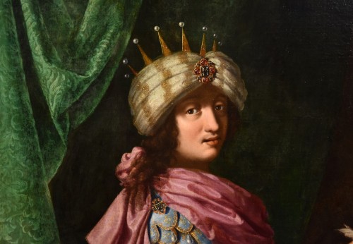Louis XIII - Portrait Du Roi Salomon, Michele Desubleo (maubuge, 1602 - Parma, 1676) Attribuable