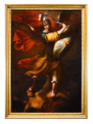 Saint Michael Archangel, Giuseppe Marullo (naples 1615 - Naples 1685)