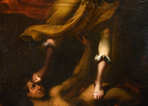 Saint Michael Archangel, Giuseppe Marullo (naples 1615 - Naples 1685) - Louis XIII