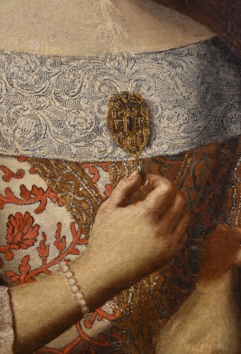 Louis XIII - Portrait de la marquise Alessandra Malvezzi, Pier Francesco Cittadini (1616 - 1681)
