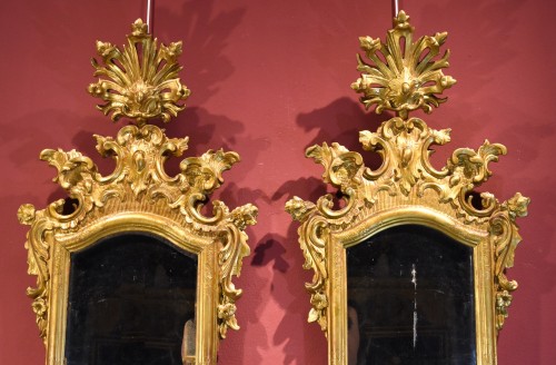 18th century - Pair Of 18th Century Venetian Mirrors