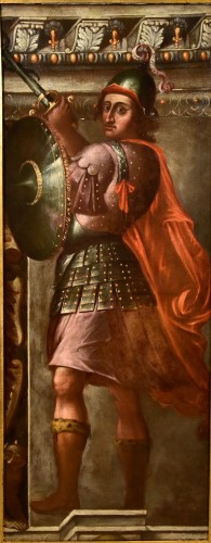 Allégorie de la force, Giacomo Stella (1545 - 1630) - Tableaux et dessins Style Louis XIII