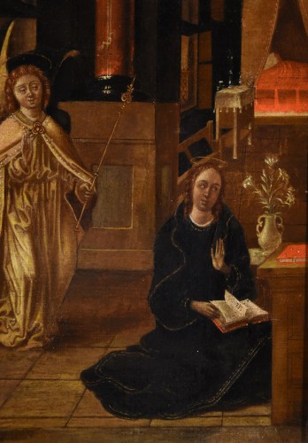 The Annunciation, Flemish Painter Of The 16th-17th Century - 