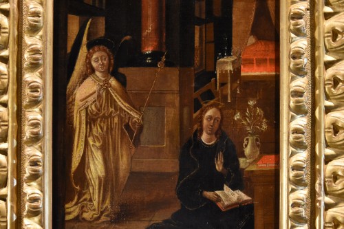 L'Annonciation, Peintre flamand XVIe-XVIIe siècle - Renaissance