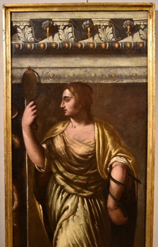 Paintings & Drawings  - Allegory Of Wisdom, Giacomo Stella (Brescia 1545 - Rome 1630)  