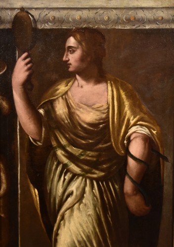 Allégorie de la Sagesse, Giacomo Stella (Brescia 1545 - Rome 1630) - Antichità Castelbarco