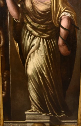 XVIe siècle et avant - Allégorie de la Sagesse, Giacomo Stella (Brescia 1545 - Rome 1630)