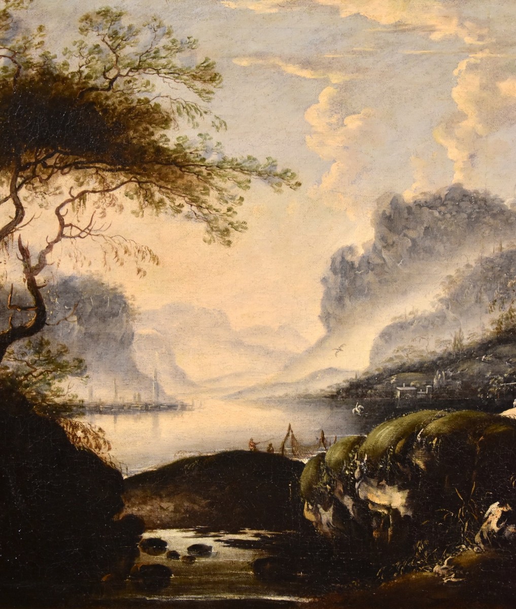 Landscape with Bathers and Shepherds