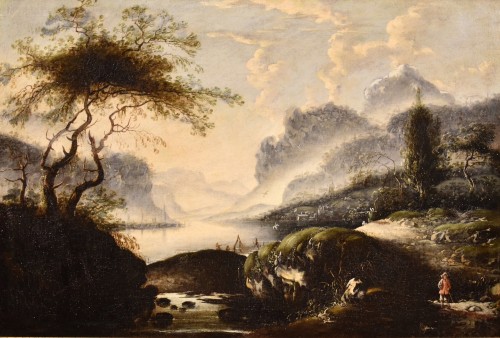 Hans De Jode (the 1630 - 1663), Winter Landscape - Paintings & Drawings Style Louis XIII