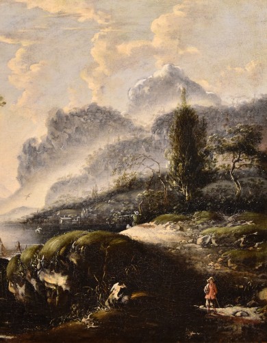 XVIIe siècle - Hans de Jode (1630 - 1663), Paysage d'Hiver