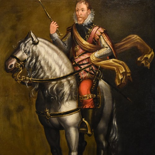 Paintings & Drawings  - Equestrian Portrait Of Charles Emmanuel I Duke Of Savoy, Jan Kraeck 
