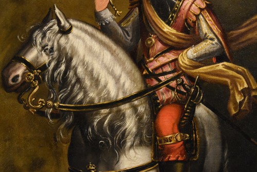 Louis XIII - Portrait équestre de Charles Emmanuel Duc de Savoie, Jan Kraeck (1540 - 1607)