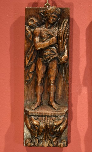 Pair Of Bas-reliefs Allegory Of Spring And Autumn, Flemish Sculptor - 