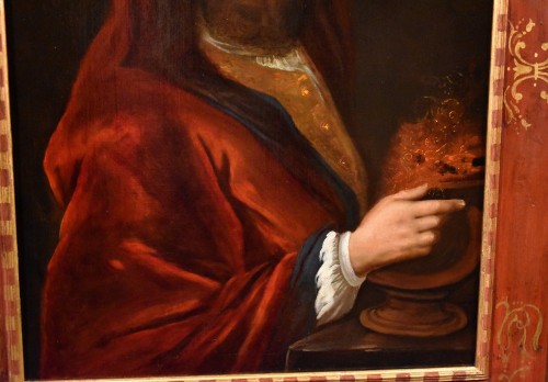 Pompeo Batoni (1708 - 1787) - Allegory Of Fire With Portrait Of The Customer - Louis XIV