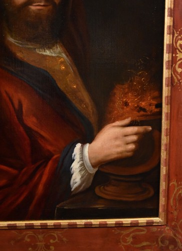 Louis XIV - Pompeo Batoni (1708 - 1787) - Allégorie du feu avec portrait du client