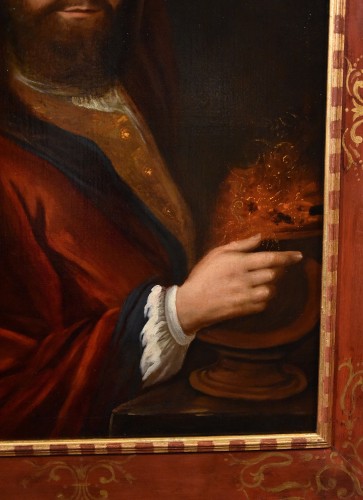 Louis XIV - Pompeo Batoni (1708 - 1787) - Allegory Of Fire With Portrait Of The Customer