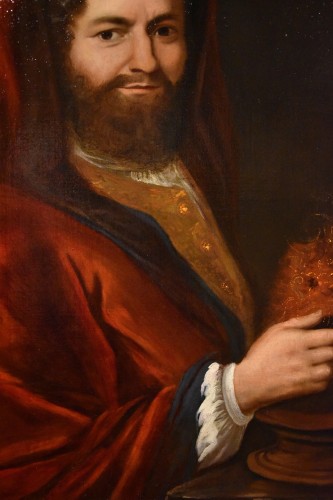 Antiquités - Pompeo Batoni (1708 - 1787) - Allegory Of Fire With Portrait Of The Customer