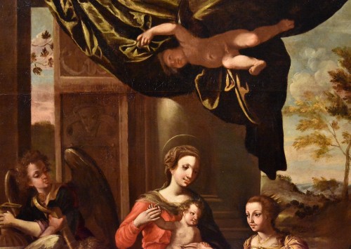 Mariage Mystique De Sainte Catherine d&#039;Alexandrie, attributed to Francesco Brizio (1574 - 1623) - 