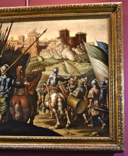 Antonio Tempesta (Florence 1555 - Rome 1630), Battle Scene With Castle  - 