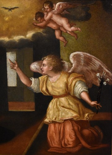 L'Annunciation, Antonio Paroli (Vers 1688 - 1768) - Antichità Castelbarco