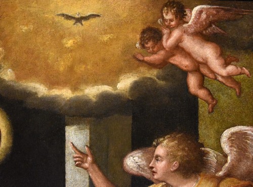 XVIIIe siècle - L'Annunciation, Antonio Paroli (Vers 1688 - 1768)