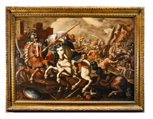 Antonio Tempesta (1555 - 1630), Scène de combat entre chevaliers