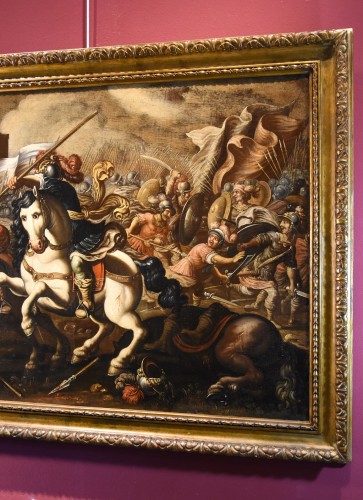 Antonio Tempesta (1555 - 1630) Scene Of Battle Between Knight - 