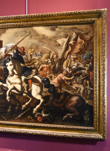Antonio Tempesta (1555 - 1630), Scène de combat entre chevaliers - Antichità Castelbarco