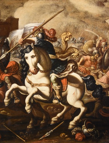 Louis XIII - Antonio Tempesta (1555 - 1630) Scene Of Battle Between Knight