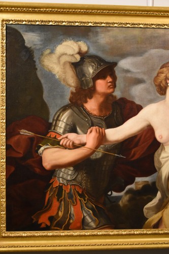 XVIIe siècle - Rinaldo et Armida, Cesare Gennari (1637 - 1688)