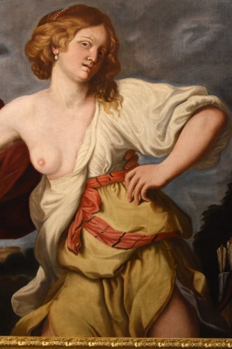 Antiquités - Rinaldo And Armida, Cesare Gennari (1637 - 1688)