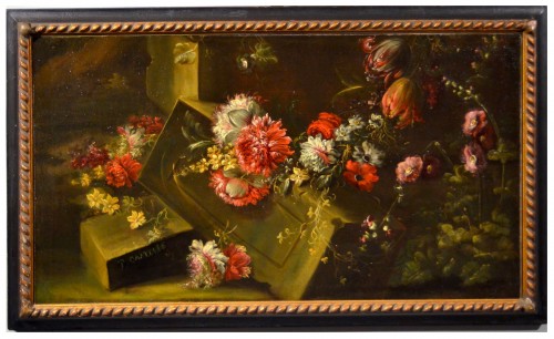 Pieter Casteels III (1684 - 1749), Nature morte florale
