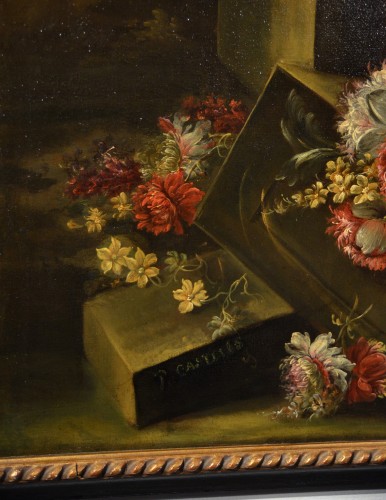 Tableaux et dessins Tableaux XVIIIe siècle - Pieter Casteels III (1684 - 1749), Nature morte florale