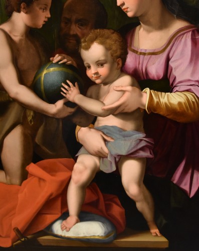 Sainte Famille Avec San Giovannino, Agnolo Bronzino (1503 -1572) - Louis XIII