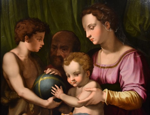 Louis XIII - Sainte Famille Avec San Giovannino, Agnolo Bronzino (1503 -1572)
