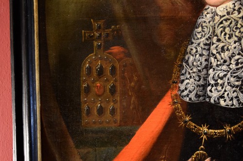 Antiquités - Portrait Of Joseph I Of Habsburg, Frans Van Stampart (1675 - 1750)