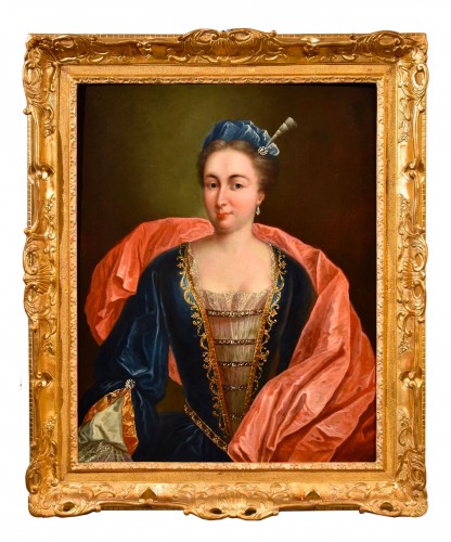 Portrait probable de Marianne de Cogny, école française du 18e siècle