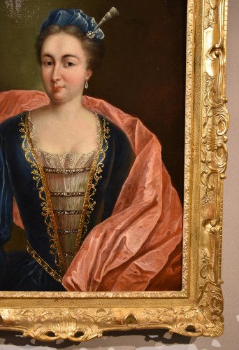 Portrait probable de Marianne de Cogny, école française du 18e siècle - Louis XIV
